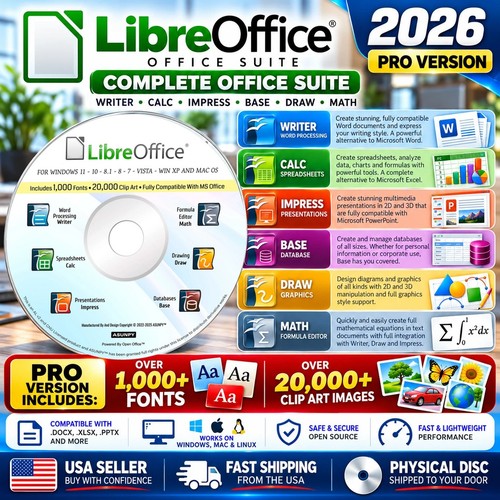 Suite software libreoffice pro - libreoffice,