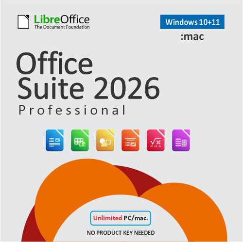 Libreoffice software suite - software,