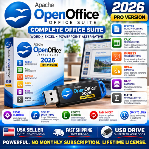 Suite software open office pro - software,