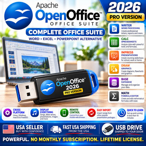 Suite software open office pro - software,