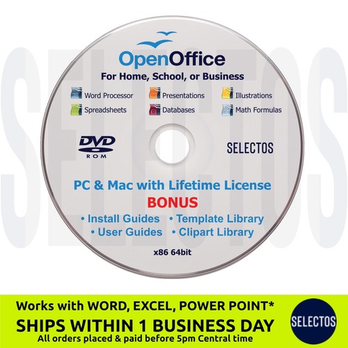 Open office suite - office, disc