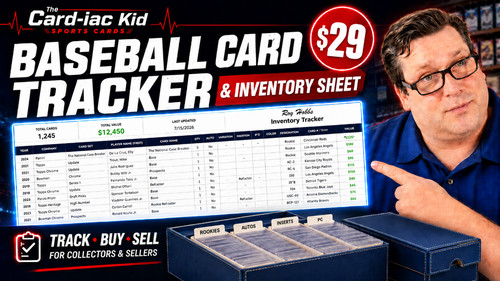 Baseball card inventory - card,