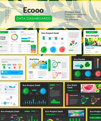 Eco data dashboards modello - dashboards,